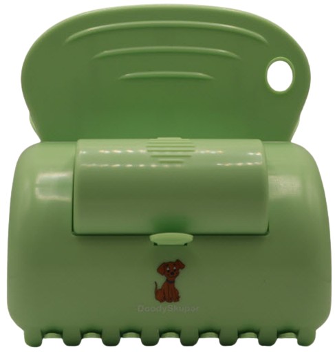 DoodySkupar portable dog pooper scooper, front view